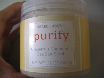 Trader Joe's Purify Grapefruit Chamomile Sea Salt Scrub
